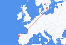 Flights from Ronneby, Sweden to Porto, Portugal