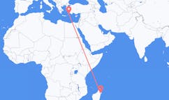 Flights from Maroantsetra, Madagascar to Rhodes, Greece