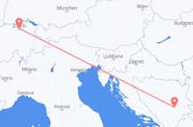 Flyreiser fra Sarajevo, Bosnia-Hercegovina til Zürich, Sveits