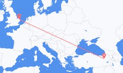 Fly fra Norwich til Erzurum