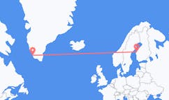 格陵兰出发地 帕缪特飞往格陵兰目的地 瓦萨的航班