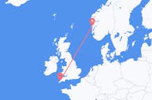Flyrejser fra Newquay til Bergen