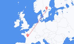 Flights from Poitiers, France to Örebro, Sweden