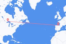 Flyrejser fra Thunder Bay, Canada til Santander, Spanien