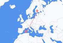Flyg från Béjaïa, Algeriet till Helsingfors, Finland