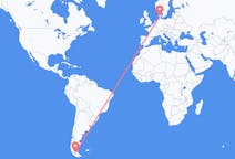 Flyrejser fra Punta Arenas, Chile til Billund, Danmark
