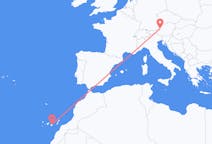 Flights from Salzburg to Las Palmas