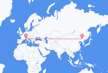 Flyreiser fra Changchun, Kina til Genova, Italia