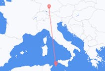 出发地 意大利出发地 潘泰莱里亚目的地 德国梅明根的航班