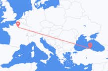 Flyg från Sinop, Turkiet till Paris, Turkiet
