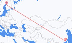 Flights from Xiamen to Kokkola