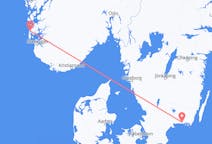 Flights from Ronneby, Sweden to Haugesund, Norway