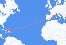 出发地 多米尼加共和国聖地牙哥目的地 法国费加里的航班