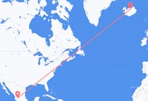 Vluchten van Guadalajara, Mexico naar Akureyri, IJsland