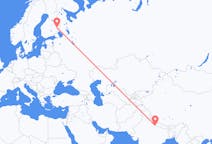 Flights from Nepalgunj, Nepal to Joensuu, Finland