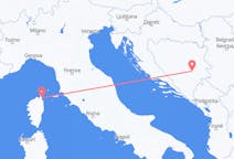 เที่ยวบิน จาก ซาราเยโว, บอสเนียและเฮอร์เซโกวีนา ไปยัง Bastia, ฝรั่งเศส