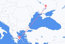 우크라이나발 자포리자, 그리스행 아테네 항공편