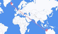 Flyreiser fra Ny mann, Australia til Reykjavik, Island