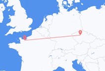 Flyg från Caen, Frankrike till Prag, Tjeckien