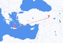 Flyreiser fra Bingöl, Tyrkia til Iraklio, Hellas