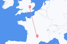 Flyg från Rodez till London