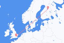 Vols depuis la ville de Kajaani vers la ville de Londres