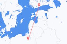 Flyrejser fra Szczytno, Polen til Helsinki, Finland