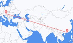 เที่ยวบิน จากฮ่องกง, เขตปกครองพิเศษฮ่องกงแห่งสาธารณรัฐประชาชนจีน ถึงเฮวิซ, ฮังการี