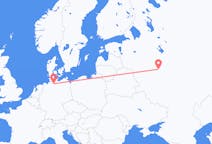 Flights from from Hamburg to Moscow