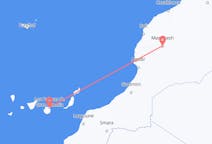 出发地 摩洛哥出发地 马拉喀什目的地 西班牙拉斯帕尔马斯的航班