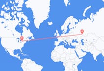 Flyreiser fra Toronto, Canada til Samara, Russland