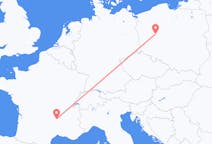 Flyrejser fra Le Puy-en-Velay, Frankrig til Poznan, Polen