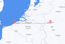 Flyrejser fra Ostend, Belgien til Duesseldorf, Tyskland