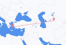 Flyreiser fra Urgench, Usbekistan til Mykonos, Hellas