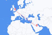 Flyreiser fra Riyadh, Saudi-Arabia til London, England