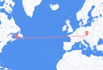 Flyreiser fra Sydney i Nova Scotia, til Vienna