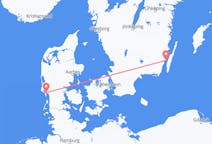Fly fra Esbjerg til Kalmar