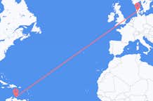 Flights from Willemstad to Billund