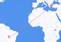Flights from Barra do Garças, Brazil to İzmir, Turkey