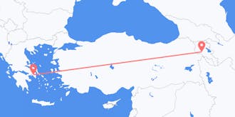 アルメニアからギリシャへのフライト