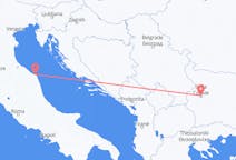 出发地 保加利亚苏菲亚目的地 意大利安科納的航班