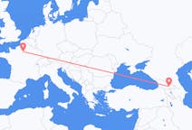 Loty z Tbilisi, Gruzja do Paryż, Francja