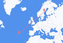 Flights from Kramfors Municipality, Sweden to Terceira Island, Portugal