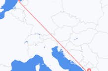 Flyreiser fra Ohrid, til Amsterdam