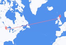 Flüge von Minneapolis, die Vereinigten Staaten nach Aberdeen, Schottland