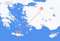 Flights from Eskişehir, Turkey to Heraklion, Greece