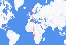 Flights from Catumbela, Angola to Bergen, Norway