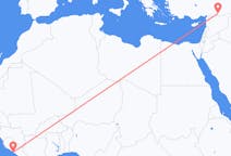 出发地 利比里亚出发地 蒙羅維亞目的地 土耳其尚勒乌尔法的航班