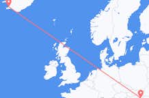 Vols de Debrecen, Hongrie à Reykjavík, Islande