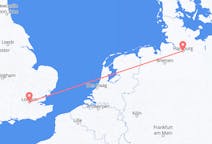 Flyreiser fra Hamburg, Tyskland til London, England